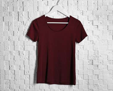 brickwall karşı vinous t-shirt