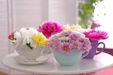 Kupası'nda Çiçek demetleri