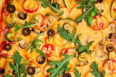 lezzetli pizza arka plan 