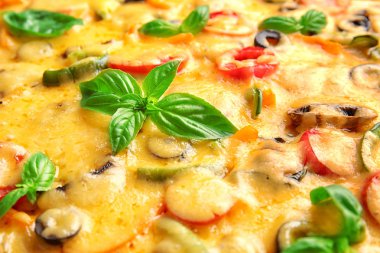 lezzetli pizza arka plan 