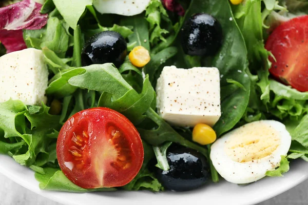 Mixed salad leaves — Stock Photo, Image