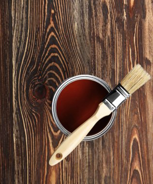 Paint pot ve fırça