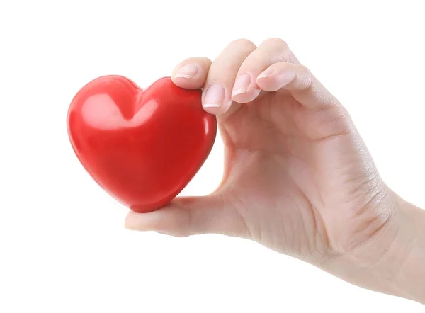 Маленькое керамическое сердце — стоковое фото