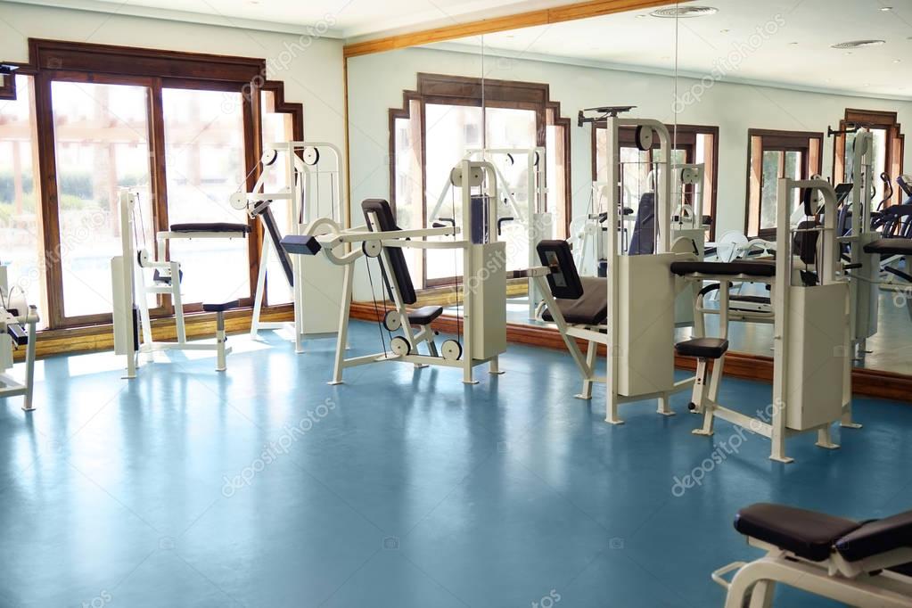 Fitness club interior