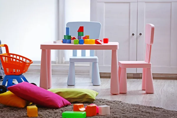 Çocuklar için renkli oyun Oda — Stok fotoğraf