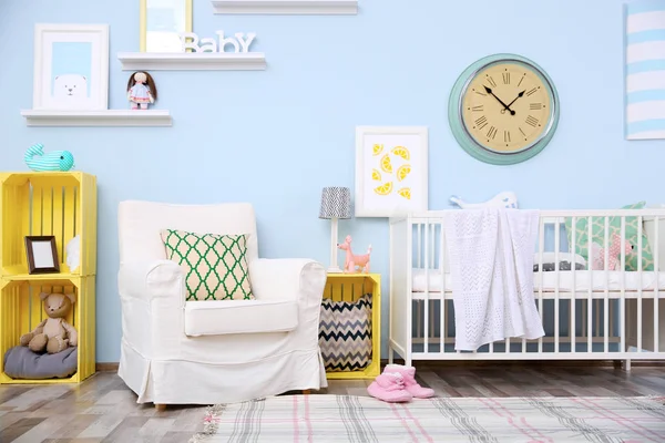현대 아기 방 — 스톡 사진