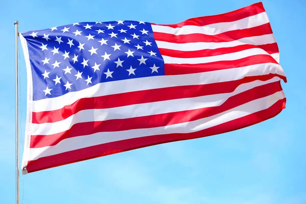 アメリカの国旗をフリル — ストック写真