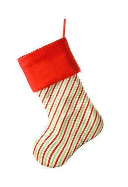 Sevimli Noel çorap izole