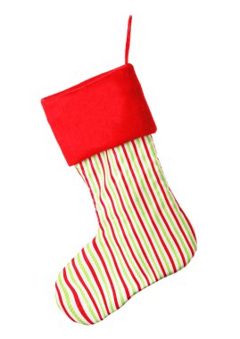 Sevimli Noel çorap izole