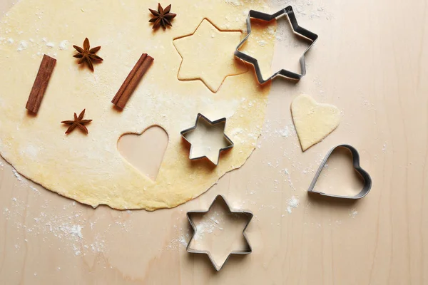 クリスマスクッキーの準備 — ストック写真