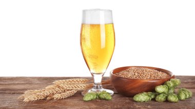 Bir bardak light bira. 