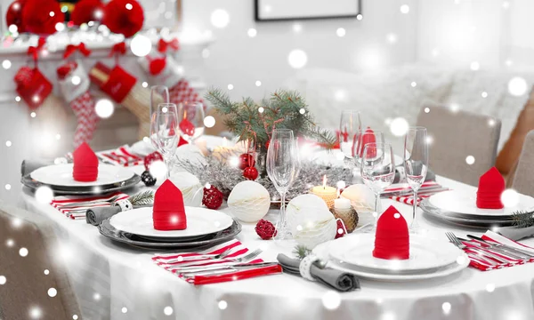 Magnifique table de Noël — Photo