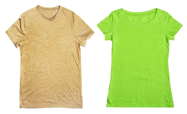 Samling av färgglada t-shirts — Stockfoto