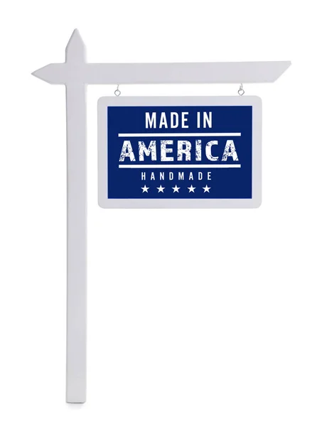 Text Made In America Handmade — Stockfoto