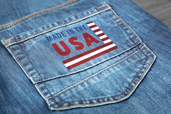 Text Made In Usa — Stockfoto