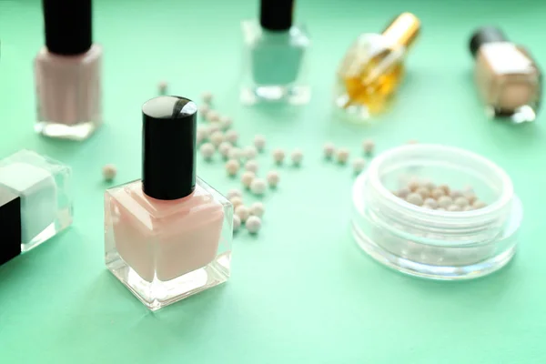 Aantal decoratieve cosmetica — Stockfoto