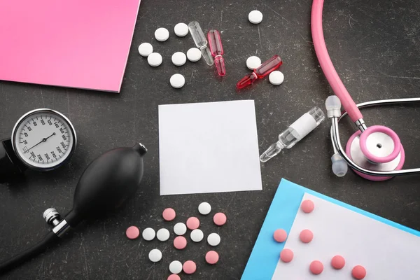 Medical equipment on table — Stock Photo, Image