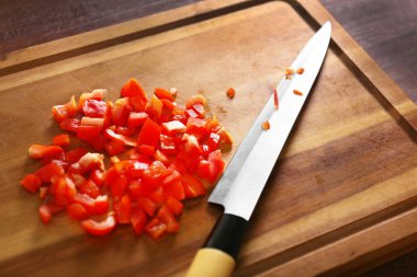 Taze doğranmış biber 