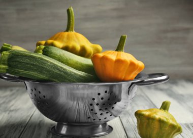 Taze squashes ve kabak 