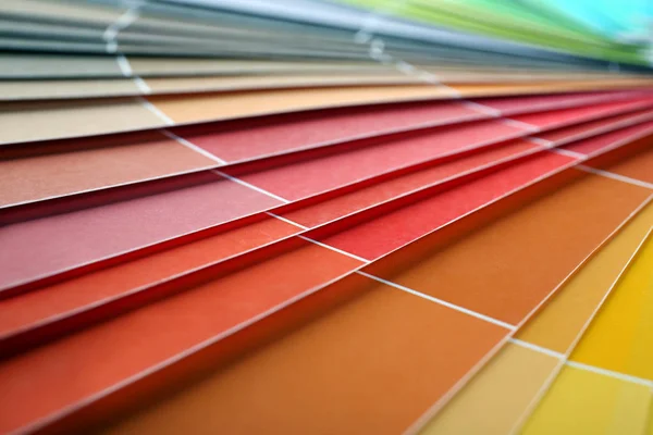 Kniha vzorník barev — Stock fotografie