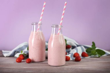 enfes çilekli milkshake