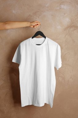 Boş beyaz t-shirt 