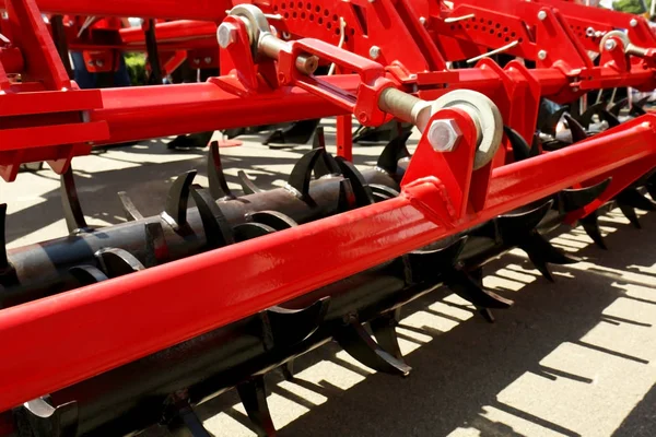 Equipamento pesado em exposição agrícola — Fotografia de Stock