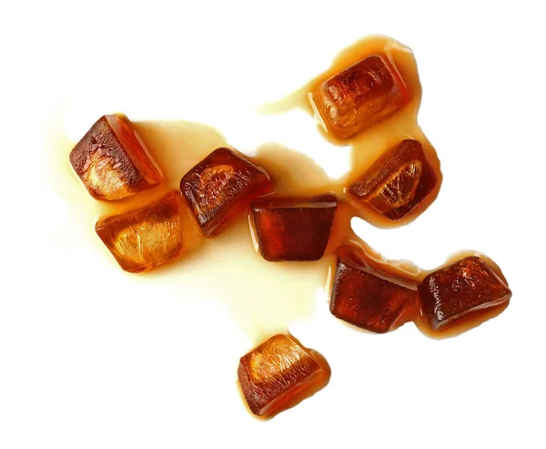 Iced coffee cubes — Stock Photo, Image