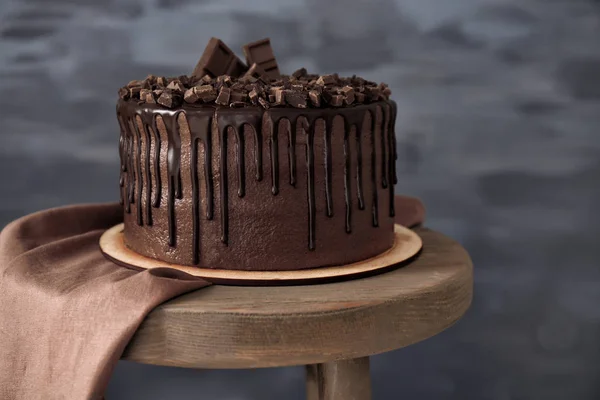 Gâteau au chocolat savoureux — Photo