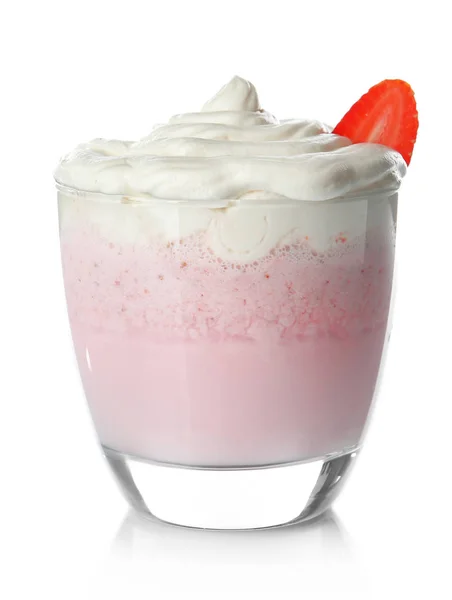 Batido de leche de fresa — Foto de Stock