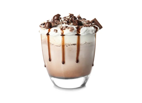 Batido de leite de chocolate — Fotografia de Stock