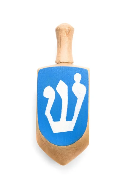 Dreidel de madera para Hanukkah — Foto de Stock