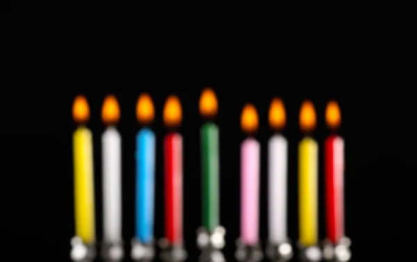 Menorah com velas para Hanukkah — Fotografia de Stock