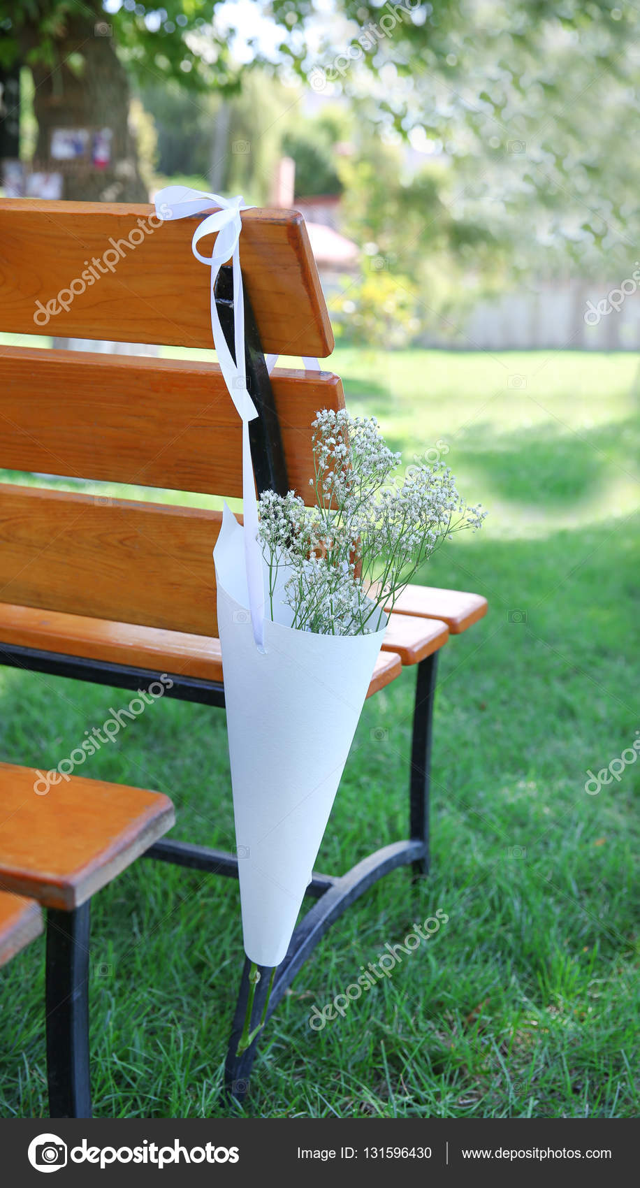 Wedding Decorations Outdoors Stock Photo C Belchonock 131596430