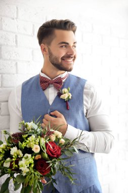 Düğün gününde damat