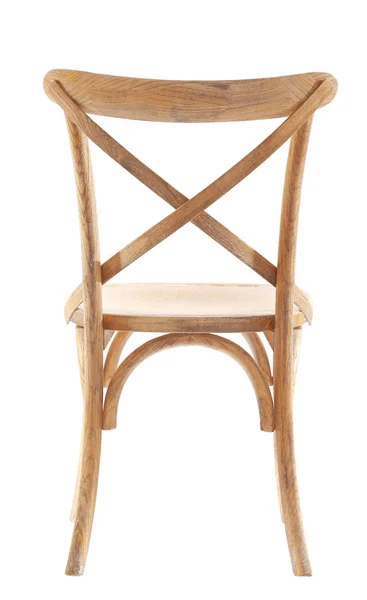 Стильный стул, изолированный на белом — стоковое фото