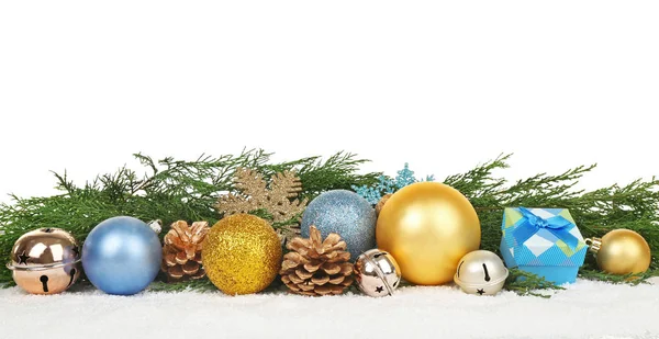 Bela composição de decoração de Natal — Fotografia de Stock