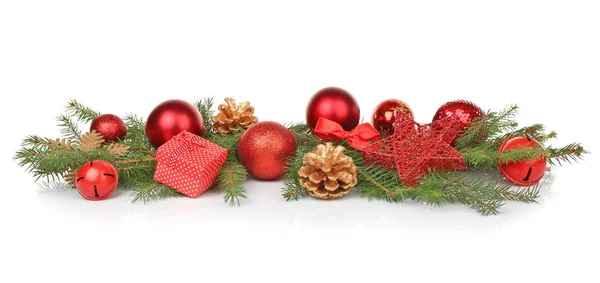 Beautiful composition of Christmas decor — Stock Photo, Image