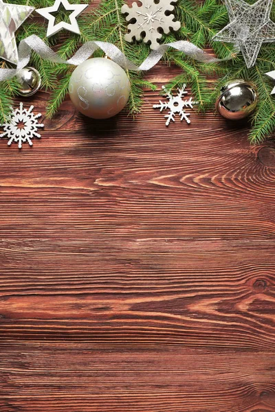 Vacker komposition av inredning till jul — Stockfoto