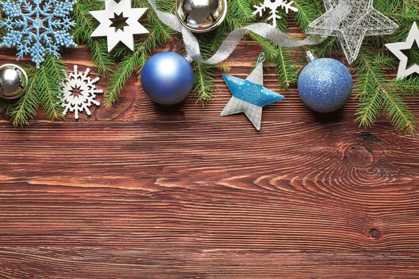 Beautiful composition of Christmas decor — Stock Photo, Image