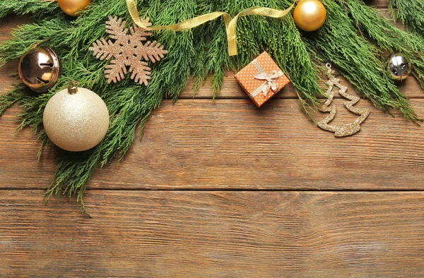 Mooie compositie van Christmas decor — Stockfoto