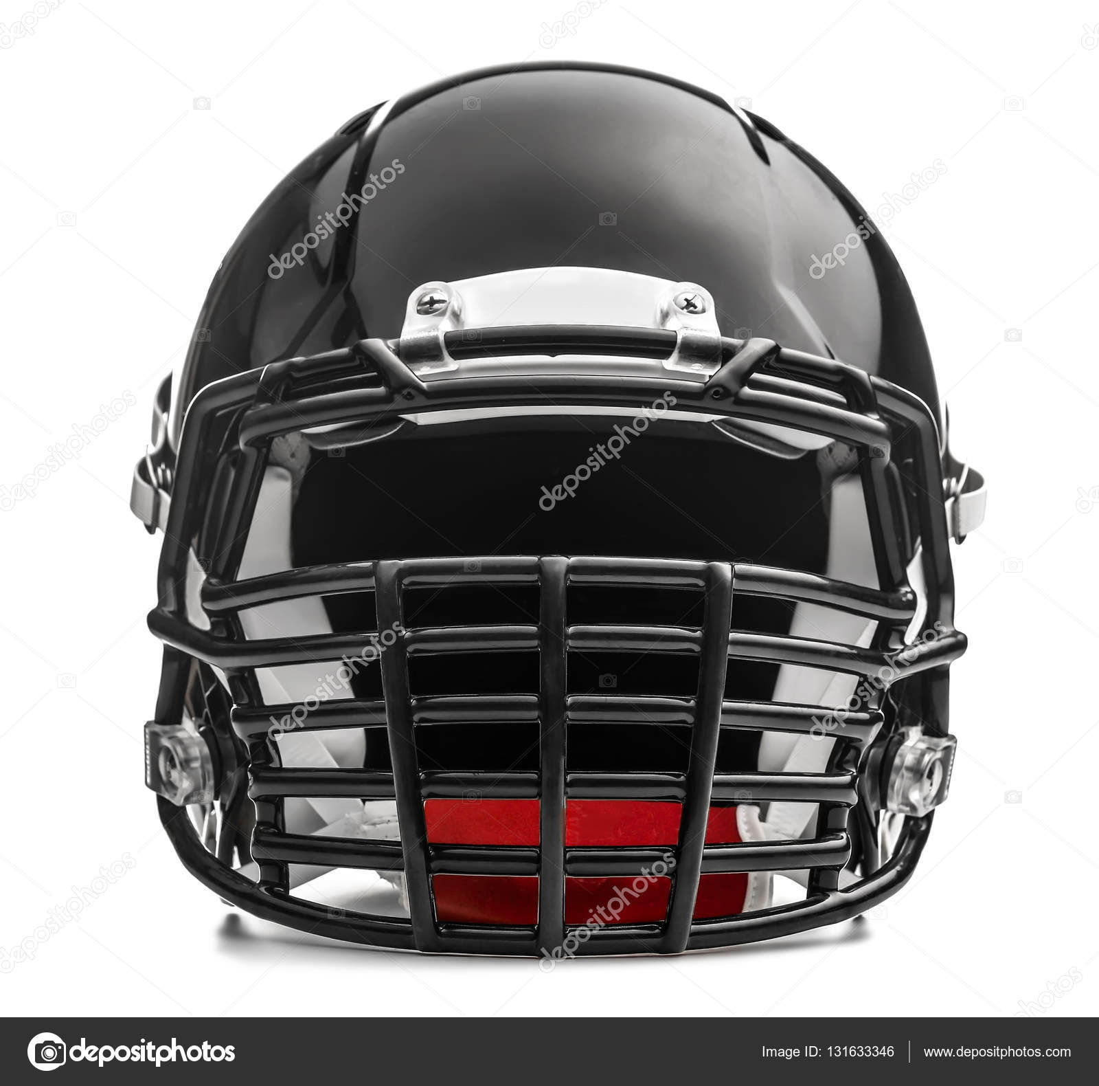 Let op halfrond paspoort Rugby helmet on white background Stock Photo by ©belchonock 131633346