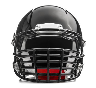 Rugby kask beyaz arka plan üzerinde