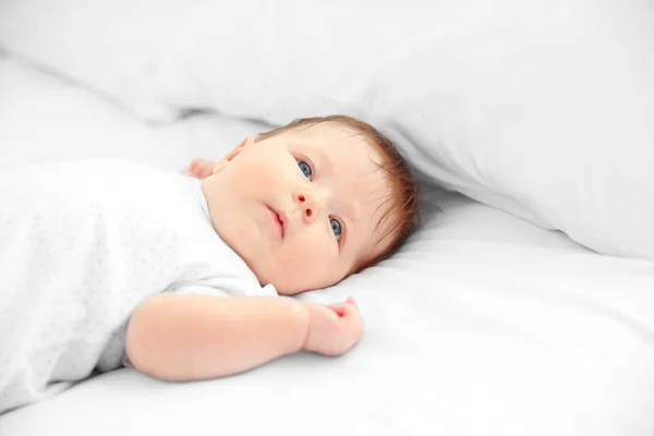 Söt Baby Sängen — Stockfoto