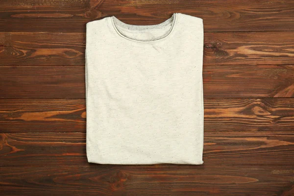 T-shirt de cor branca — Fotografia de Stock