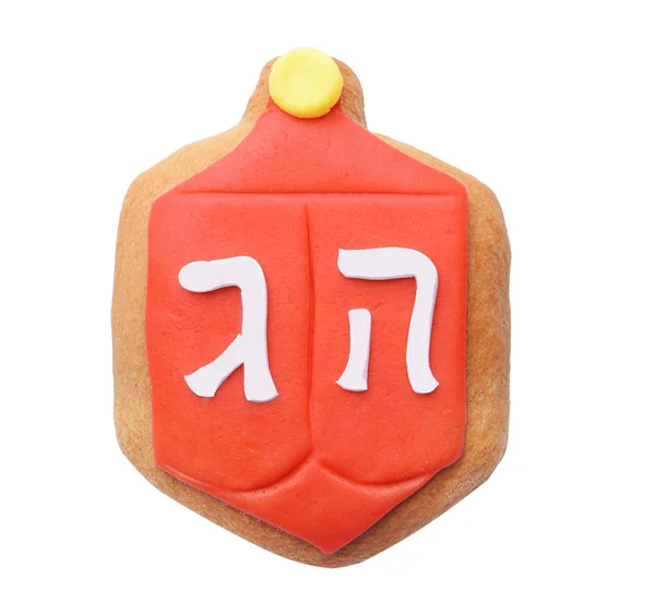 Smakelijke geglazuurde cookie voor Chanoeka — Stockfoto
