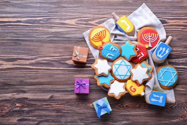 Bela composição para Hanukkah — Fotografia de Stock