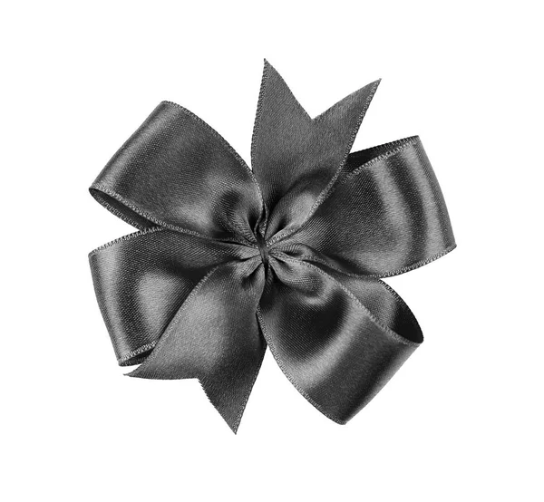 Festive black bow — Stock Photo, Image