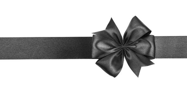 Εορταστική μαύρο φιόγκο — Φωτογραφία Αρχείου