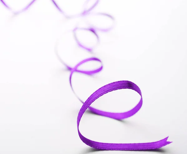 Purple festive ribbon — Stock Photo, Image